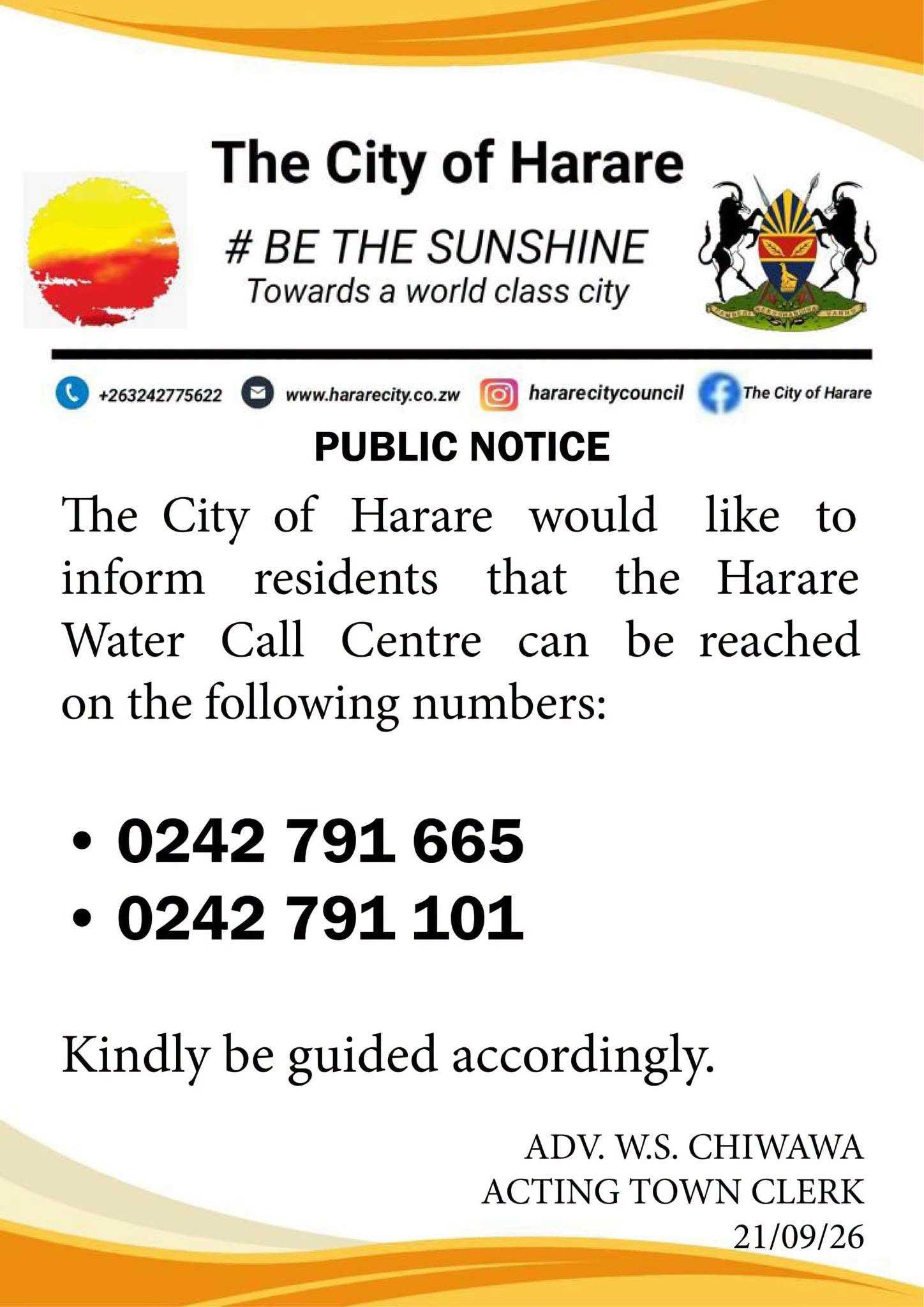PUBLIC NOTICE